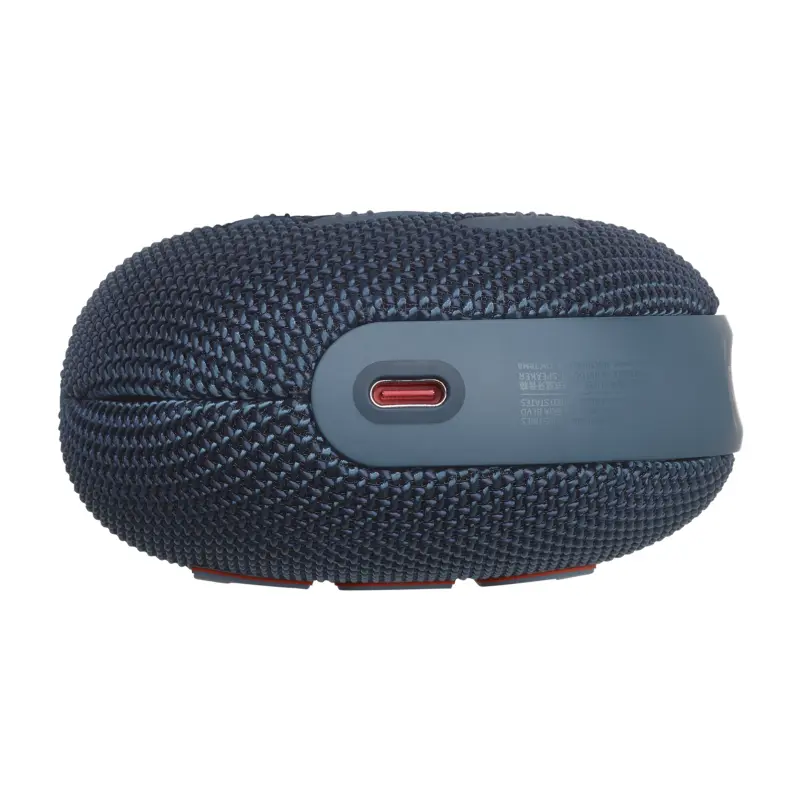 BOCINA PORTÁTIL JBL CLIP5 BLUETOOTH COLOR AZUL RESISTENTE AL AGUA Y POLVO